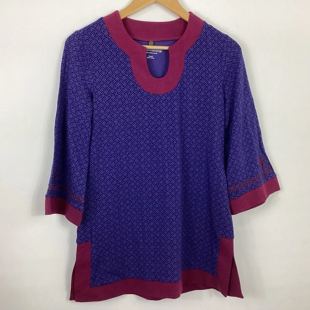 Soft Surroundings U-Neck Tunic Size XS
